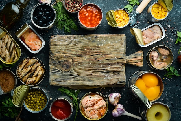 Zestaw potraw na stole